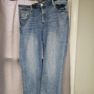 Risen light wash jeans 1xl
